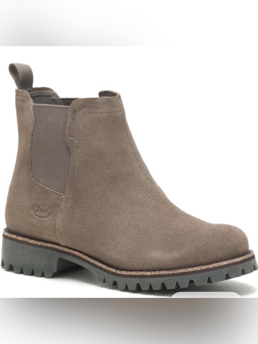 Chaco Fields Chelsea waterproof boots in a  MOREL BROWN SUEDE suede/ size 8